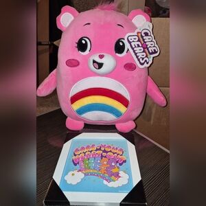 Care Bears Pink Plush with Rainbow Belly